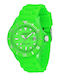 Madison Women's Watch with Green Rubber Strap