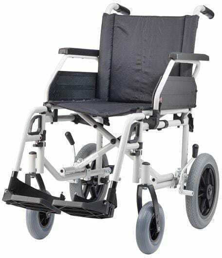 Bischoff & Bischoff Deluxe S-eco Transit Αναπηρικό Αμαξίδιο 43cm 9594 Γκρι