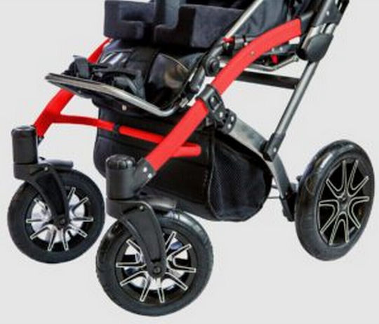 Wheel Παιδικό Αναπηρικό Καρότσι HIPPO-PLUS-001-1 Κόκκινο