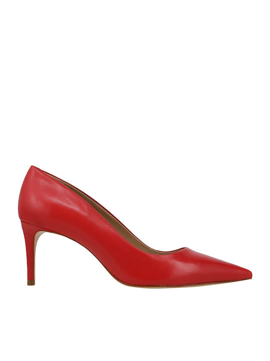 Schutz Leder Pumps Rot