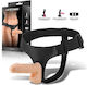 Flaxy Strap Ons Harness 17.5cm Flesh Color