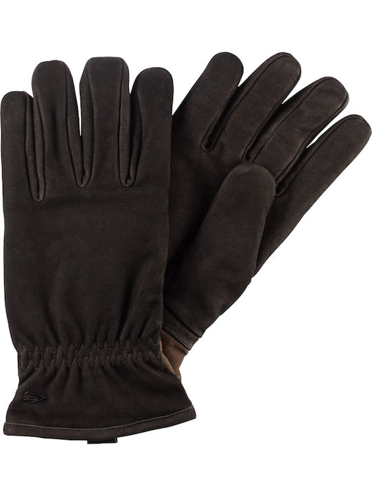 Camel Active Schwarz Leder Handschuhe