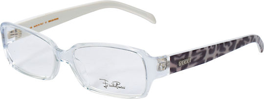 Emilio Pucci Transparent Women's Acetate Frame