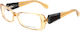 Bottega Veneta Plastic Eyeglass Frame Brown