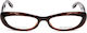 Bottega Veneta Plastic Eyeglass Frame Cat Eye Brown