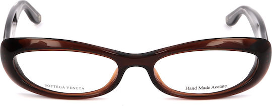 Bottega Veneta Plastic Eyeglass Frame Cat Eye Brown