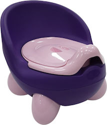 Beboulino Potty Clasic cu Capac Violet