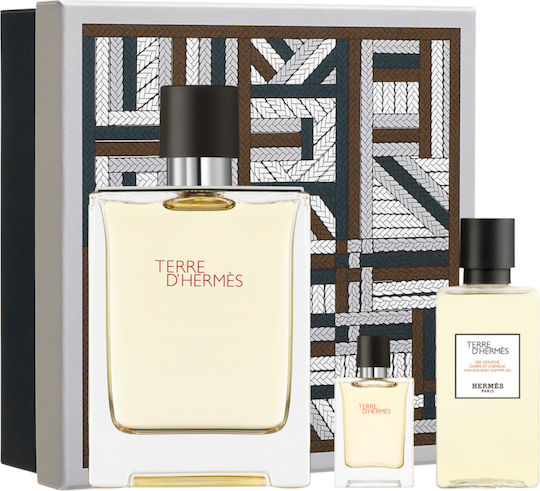 Hermes Terre D'hermès Gift Men's Set with Eau de Toilette