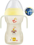 Mam Fun To Drink Educational Sippy Cup Plastic with Handles White / Yellow for 8m+m+ 270ml