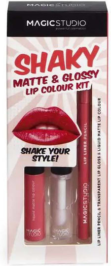 Magic Studio Set de machiaj Matte & Glossy Shaky Lip