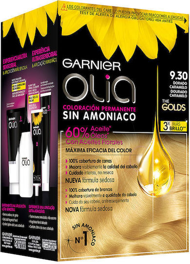 Garnier Olia Vopsea De Păr Fără Amoniac 9,30 - Dorado Caramelo 54ml