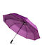 Winddicht Regenschirm Kompakt Lila
