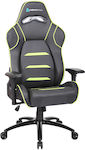 Newskill Valkyr Artificial Leather Gaming Chair with Adjustable Arms Black / Green