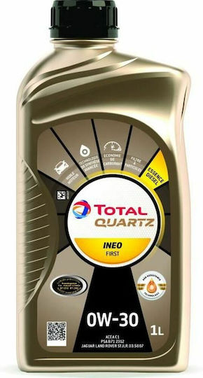 Total Quartz Ineo First Συνθετικό Λάδι Αυτοκινήτου 0W-30 1lt
