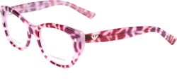 Emporio Armani Γυναικείος Κοκκάλινος Σκελετός Γυαλιών Cat Eye Μωβ Emporio Armani Γυναικείος Κοκκάλινος Σκελετός Γυαλιών Cat Eye Μωβ