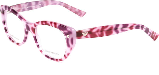 Emporio Armani Femei Plastic Rame Ochelari Ochi de pisică Violet