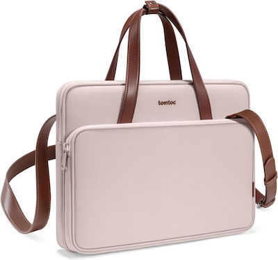 tomtoc Shoulder / Handheld Bag for Laptop Pink H22C1P2