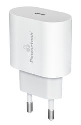 Powertech Φορτιστής Χωρίς Καλώδιο με Θύρα USB-C 12W Λευκός (PT-1150)