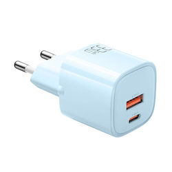 Mcdodo Încărcător fără cablu cu port USB-A și port USB-C 33W Albastru (CH-0154)
