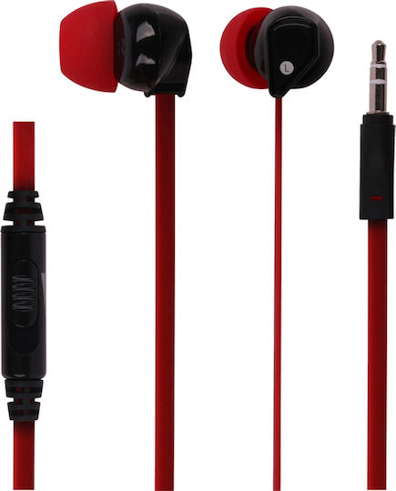 Sencor Ακουστικά Ψείρες In Ear Sep 170 Vc Κόκκινα