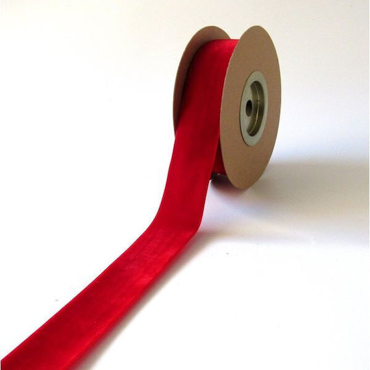 Kappa Decor Weihnachtliche Farbband Stoff Rot 900x3.8cm 1Stück