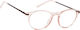 Oramont Reading Glasses +2.25 in Pink color 1148