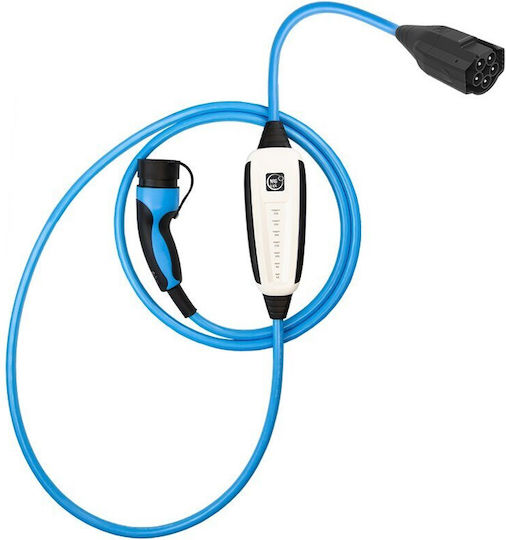 Dinitech Tragbarer Dreiphasiger Ladegerät 22kW mit Integriertem Kabel 7,5m Typ 2 (345970)