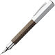 Faber-Castell Stilou Medium Maro Din Lemn Cu Cerneală Roșie