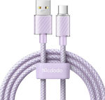Mcdodo Braided USB-A to Lightning Cable Μωβ 1.2m (CA-3652)
