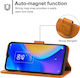 Wallet Piele Maro (TCL 20 SE)