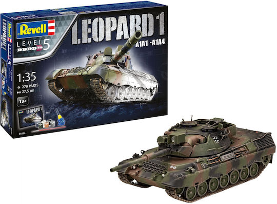 Revell Geschenkset Leopard Figurină de Modelism Rezervor la Scară 1:35 27.3cm.