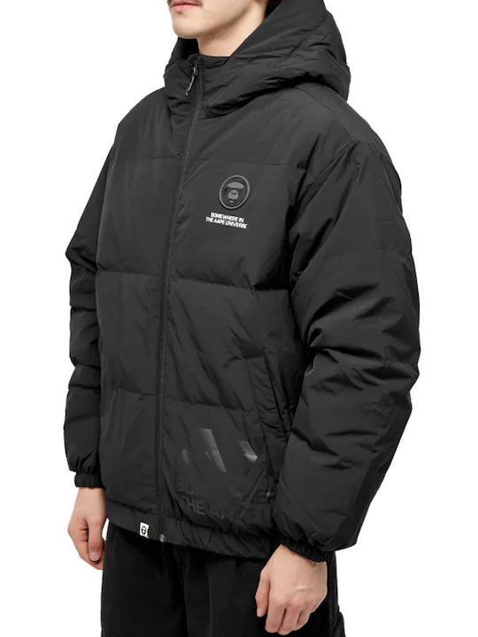 Aape By A Bathing Ape® Men's Winter Jacket BLACK