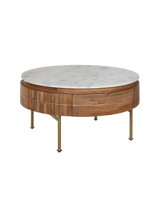 Round Coffee Table Coffee L85xW85xH45cm.