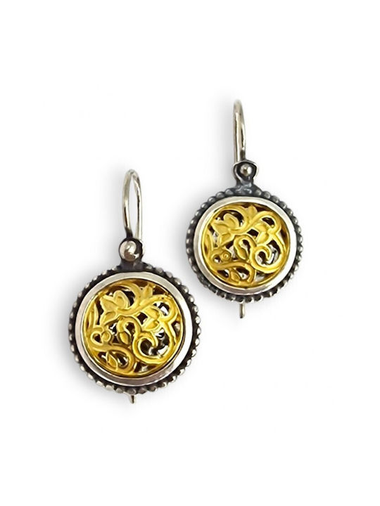 Earrings made of Silver Gold Plated