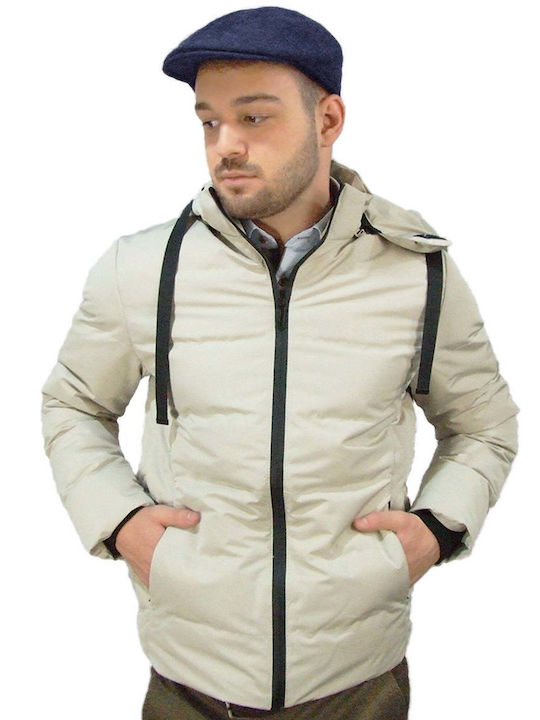 North Star Geacă pentru bărbați Puffer White