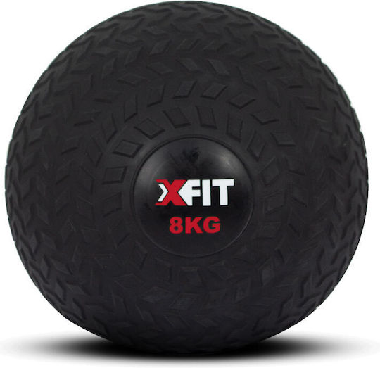 X-FIT Μπάλα Medicine 8kg σε Μαύρο Χρώμα