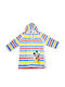 Wasserdicht Kinder Freizeitjacke Lang mit Kapuze Multicolour Mickey Color Lines