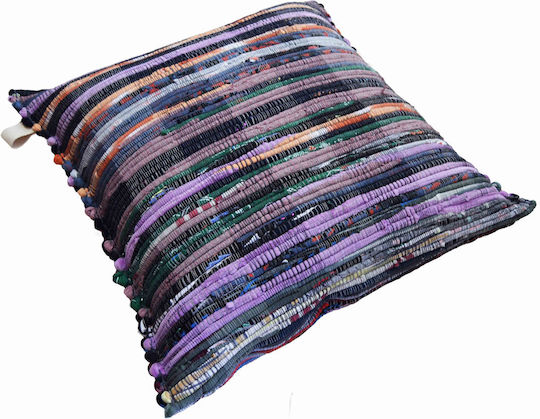 Decocraft Възглавница за Под Rag Сива 70x70см