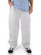 Damen Stoff Hose in Weitem Schnitt White