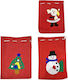 XMASfest Weihnachtlich Tasche für Geschenke Rot 30x20cm.