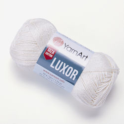 YarnArt Luxor Βαμβακερό Εκρού 125m 50gr