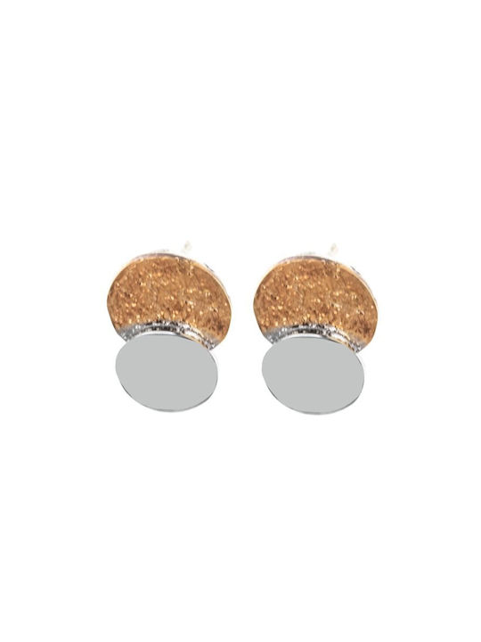 Paraxenies Earrings made of Silver Gold Plated