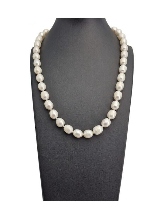 Necklace from Silver with Pearls