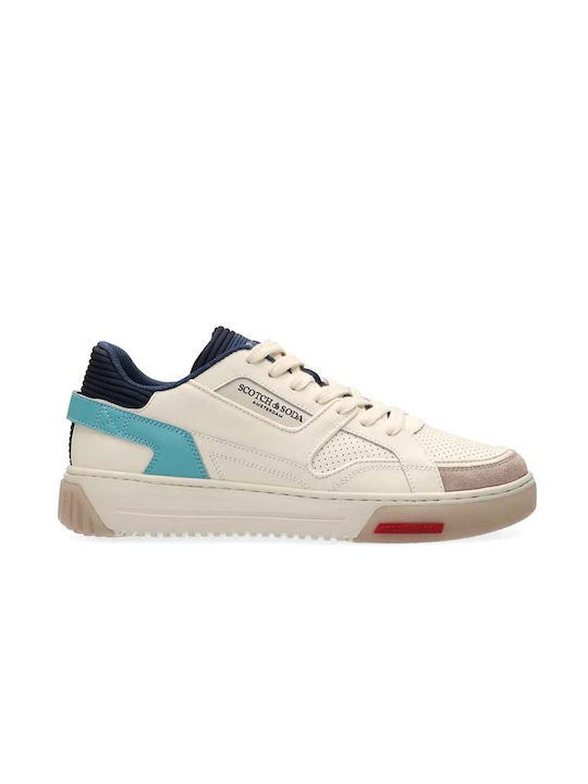 Scotch & Soda Γυναικεία Sneakers White / Blue