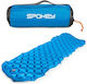 Spokey Air Bed Auto-umflare Single Substrat Camping Grosime 5cm în culoarea Light Blue