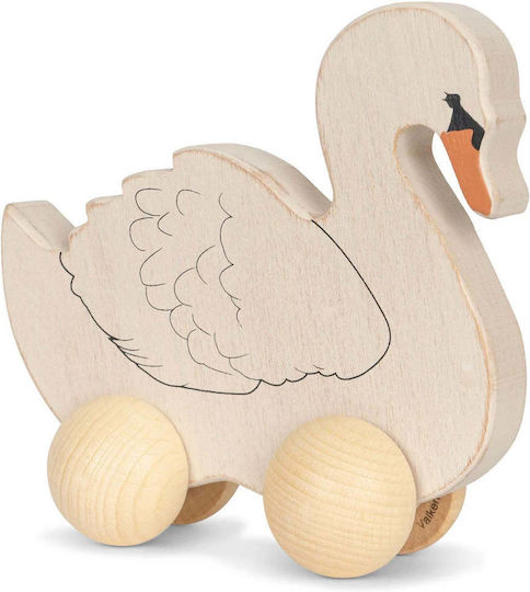 Konges Slojd Animal Swan made of Wood for 18++ Months