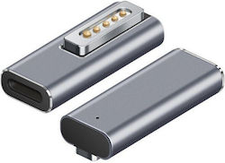 Powertech Conector pentru încărcător USB-C la Magsafe 2, argintiu