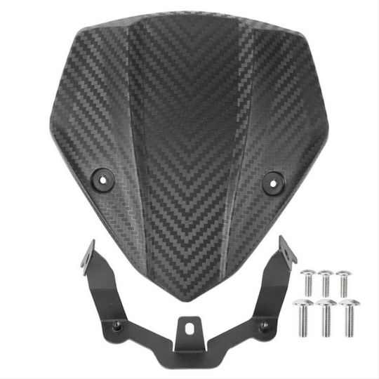 Xunmoto Motorcycle Windshield & Windscreen Tinted Visor for KTM DUKE XA-8307-BLK