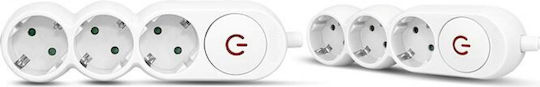 Geyer Power Strip 3 Positions with Switch and Cable 1.5m