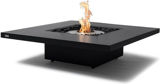 Ecosmart Fire 40 Επιδαπέδιο Τζάκι Βιοαιθανόλης Εσωτερικού / Εξωτερικού Χώρου Γκρι
